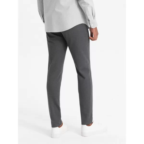  Pantaloni pentru bărbați OMBRE OM-PACP-0116 NEW GRI ÎNCHIS 