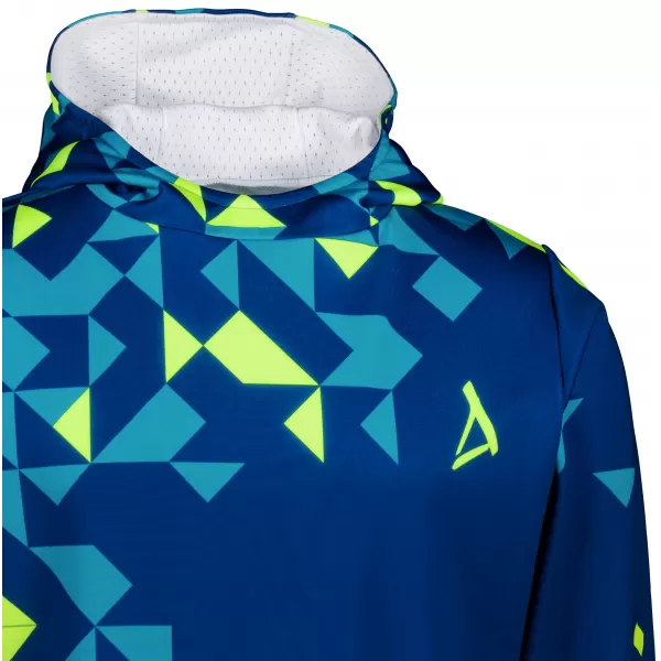 Hanorac funcțional premium pentru bărbați ALTISPORT VOJ/ALM108MI01 BLEUMARIN-GALBEN NEON 