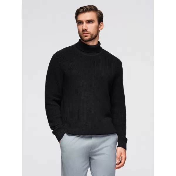  Pulover pentru bărbați OMBRE OM-SWTN-0162 NEGRU 