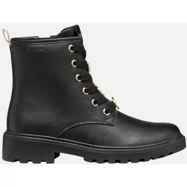  Botine pentru fete GEOX B462LC022FUC0724 NEGRU 