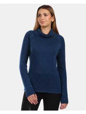 Tricou termic de damă KILPI JANNU-W ZL0501KI ALBASTRU ÎNCHIS