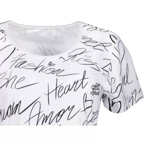  Tricou premium extins pentru femei ALTISPORT VOJ/ALW084SAT02 ALB 
