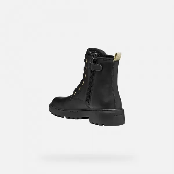  Botine pentru fete GEOX CASEY HARRY POTTER J5620B000BCC9999 NEGRU 