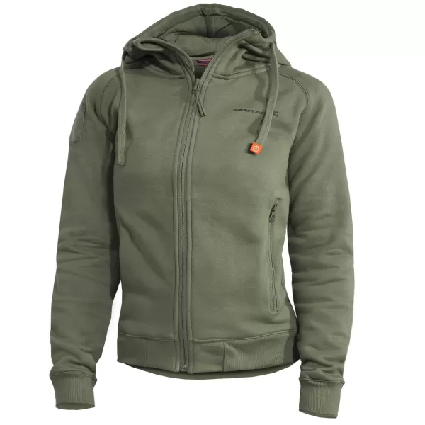  Hanorac de dama PENTAGON APHRODITE WOMENS SWEATER K08042 VERDE CAMO 