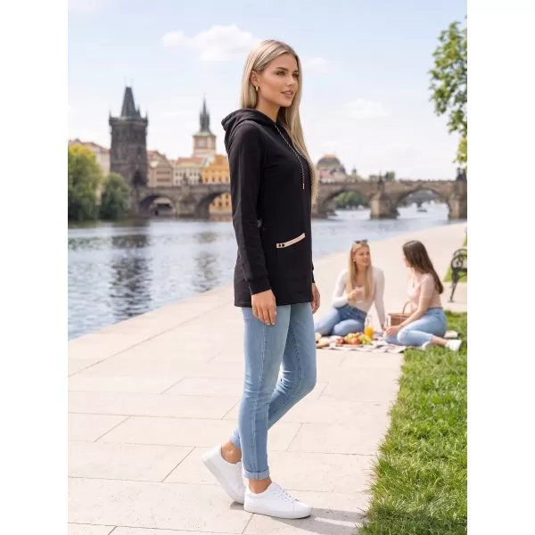  Hanorac de dama ALTISPORT GITA NEGRU 