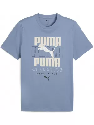 Cămaşă PUMA GRAPHIC STACKED GRAPHIC TEE 68803834 COOL ALBASTRU
