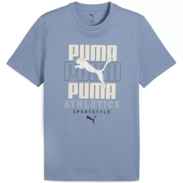  Cămaşă PUMA GRAPHIC STACKED GRAPHIC TEE 68803834 COOL ALBASTRU 