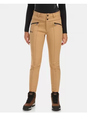 Pantaloni de schi pentru femei KILPI MAURA-W ZL0405KI BEJ