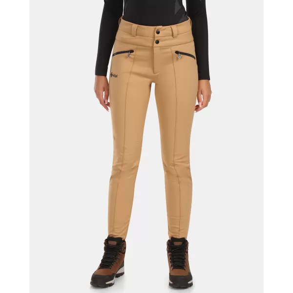  Pantaloni de schi pentru femei KILPI MAURA-W ZL0405KI BEJ 