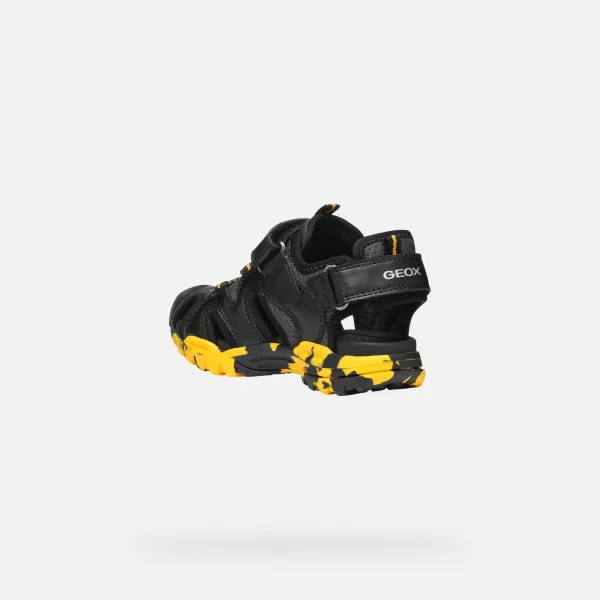  Sandale pentru baieti GEOX BOREALIS NEGRU 
