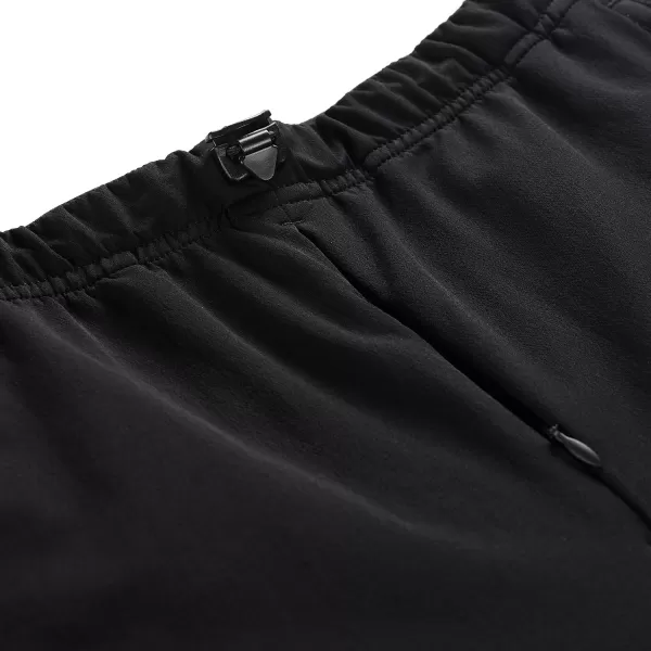  Pantaloni softshell pentru bărbați ALPINE PRO HURF 2 NEGRU 