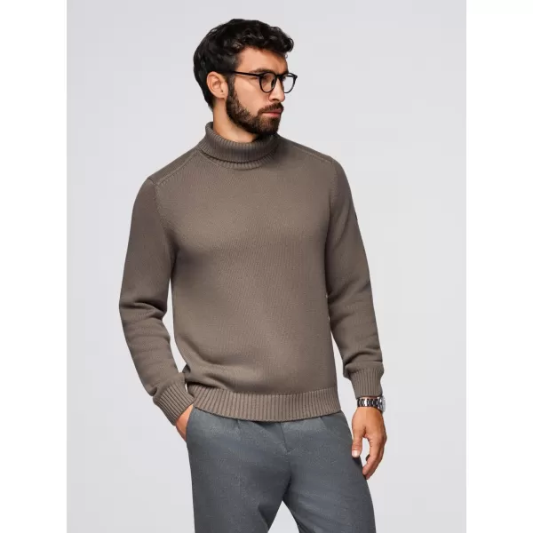  Pulover pentru bărbați OMBRE OM-SWTN-0163 GRI-MARO 