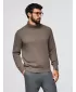 Pulover pentru bărbați OMBRE OM-SWTN-0163 GRI-MARO