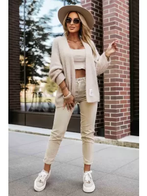 Cardigan pentru doamne NUMOCO 631-1 BEJ