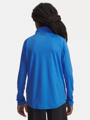 Tricou băieți UNDER ARMOUR UA TECH 2.0 1/2 ZIP 1363286-402 ALBASTRU