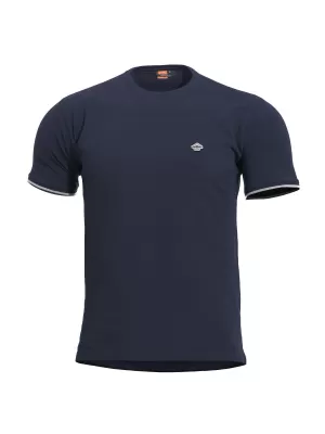 tricou PENTAGON LEVANTES CREWNECK STRIPES K09026 ALBASTRU MARIN