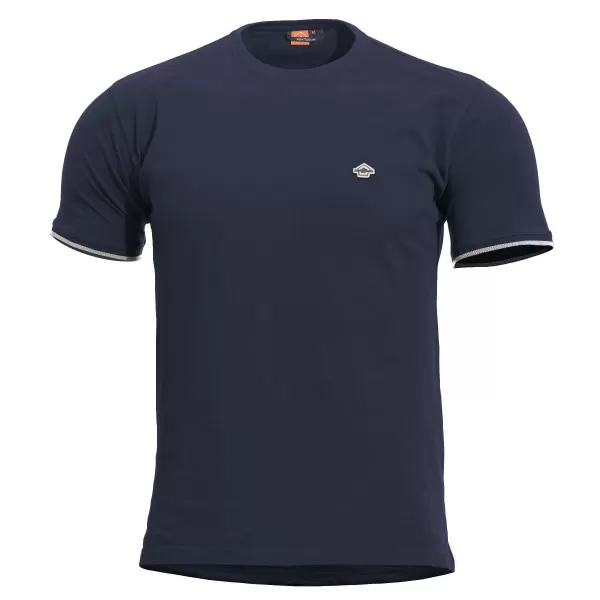  tricou PENTAGON LEVANTES CREWNECK STRIPES K09026 ALBASTRU MARIN 