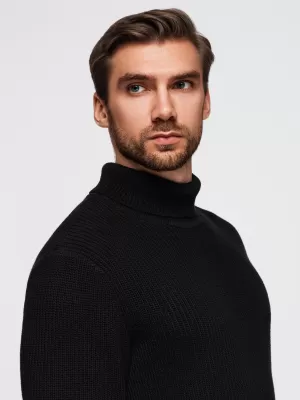 Pulover pentru bărbați OMBRE OM-SWTN-0162 NEGRU