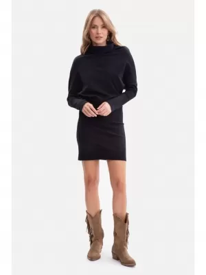 Rochie BEWEAR B309 NEGRU