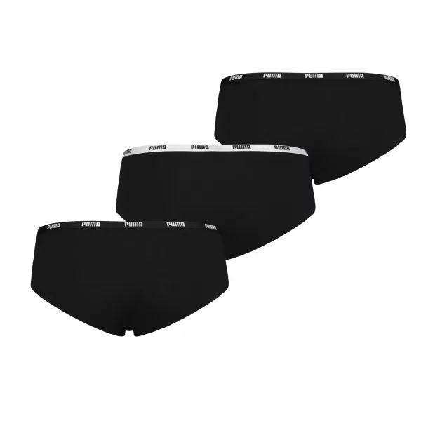  Chiloți PUMA HIPSTER 3P PACK 90759202 NEGRU 