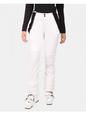 Pantaloni de schi pentru femei KILPI DIONE-W ZL0408KI ALB