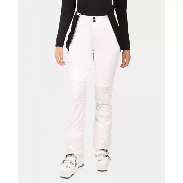  Pantaloni de schi pentru femei KILPI DIONE-W ZL0408KI ALB 