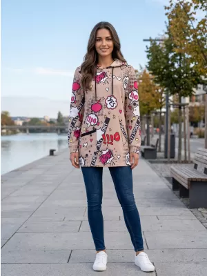 Hanorac de dama ALTISPORT GITA BEJ