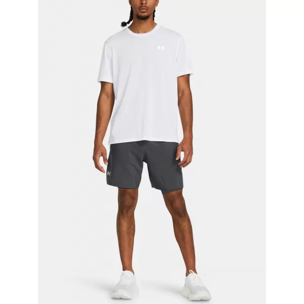  Pantaloni scurți pentru bărbați UNDER ARMOUR UA LAUNCH 7'' 2-IN-1 SHORTS 1382641-025 GRI 