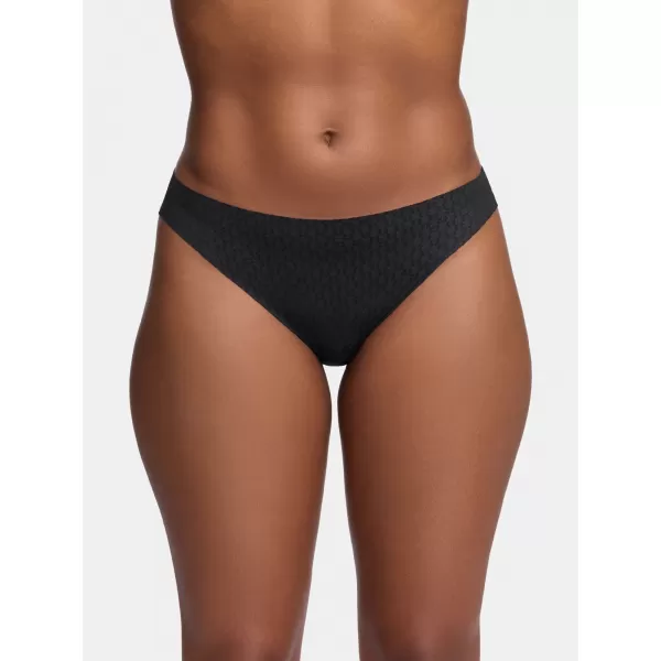  Tanga de dama UNDER ARMOUR UA PURE STRETCH MESH (3KS) 1390412-001 NEGRU 