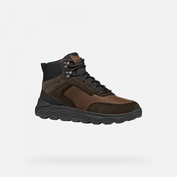  Pantofi pentru bărbați GEOX SPHERICA 4X4 ABX G011178 MARO ÎNCHIS 