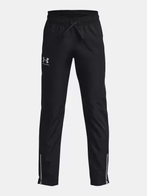 Pantaloni pentru băieți UNDER ARMOUR UA SPORTSTYLE WOVEN PANTS 1370184-001 NEGRU