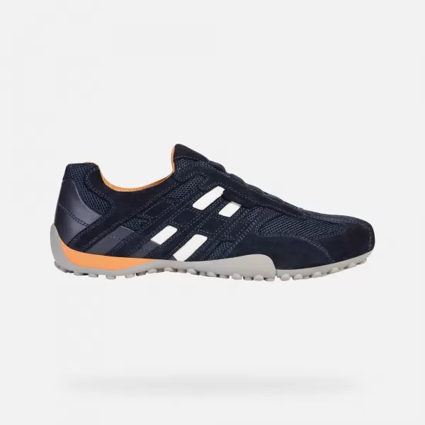  Adidași pentru bărbați GEOX SNAKE G002632 ALBASTRU ÎNCHIS 