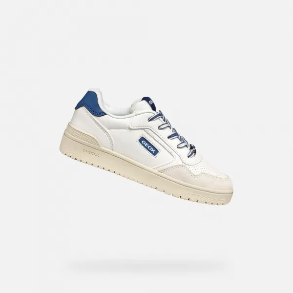  Adidași pentru băieți GEOX WASHIBA J55LQD05422C0899 ALB 
