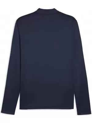 Cămaşă PUMA TEAMGOAL TRAINING 1/4 ZIP TO 65862906 PUMA NAVY/ALB/ALBASTRU PERSAN