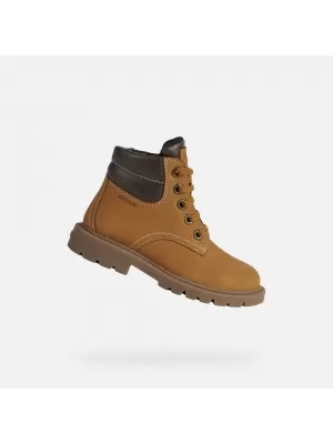 Botine pentru baieti GEOX SHAYLAX J16FAB032BCC0930 MARO DESCHIS