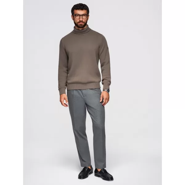  Pulover pentru bărbați OMBRE OM-SWTN-0163 GRI-MARO 