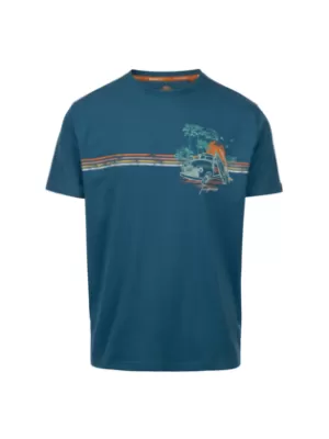 Tricou pentru bărbați TRESPASS ZAMA BONDI BLUE