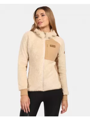 Hanorac de damă din fleece KILPI NORKA-W ZL0204KI BEJ