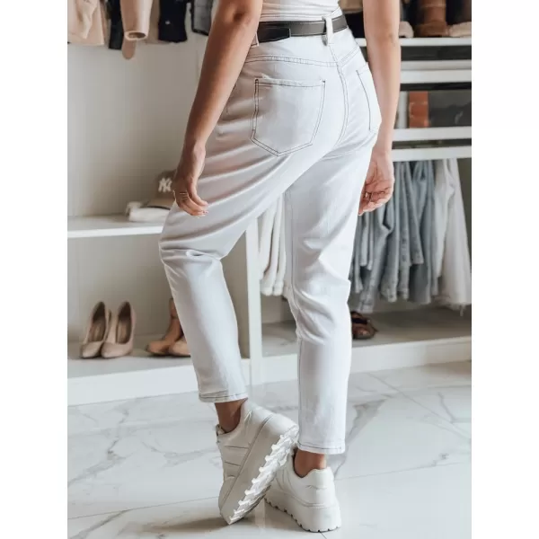  Pantalonii pentru doamne DSTREET UY2432 ALB 