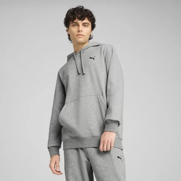 Hanorac pentru bărbați PUMA ESS HOODIE FL 68257803 ERICA GRI MEDIU 