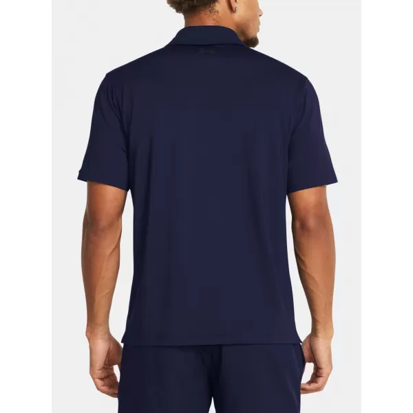  Tricou pentru bărbați UNDER ARMOUR UA T2G POLO LB 1383255-410 ALBASTRU 