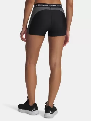 Pantaloni scurți de damă UNDER ARMOUR UA HG RIB SHORTY 6004852-001 NEGRU