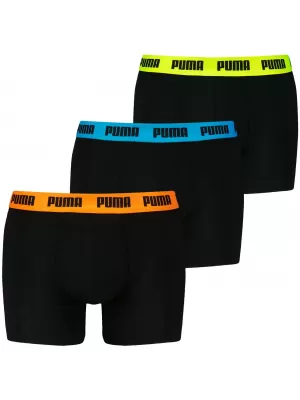 Boxer PUMA MEN EVERYDAY BOXER 3P 93832706 CULORILE LOGO -ULUI NEGRU/VAROS