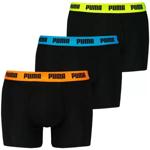  Boxer PUMA MEN EVERYDAY BOXER 3P 93832706 CULORILE LOGO -ULUI NEGRU/VAROS 