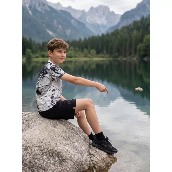  Dětské funkční triko premium ALTISPORT VOJ/ALK071TR01 BÍLOČERNÁ 