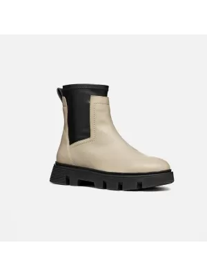 Pantofi de dama cu siret GEOX VILDE CREMOS
