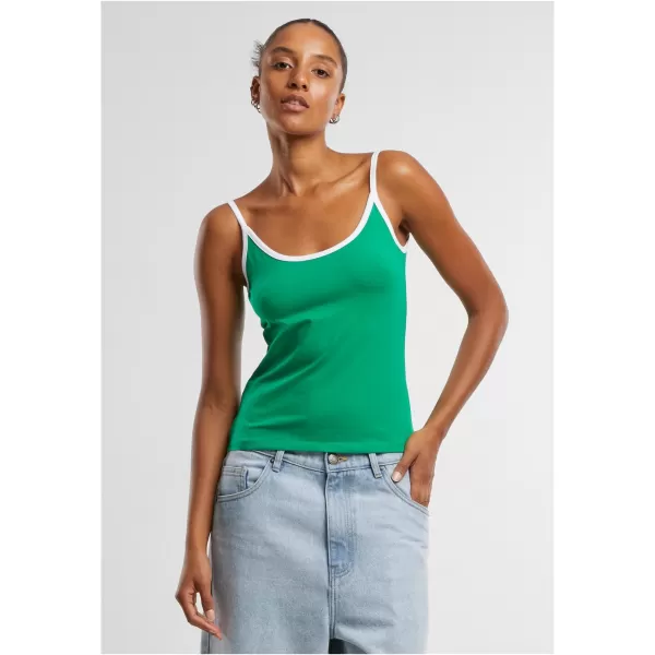  Maieu de damă URBAN CLASSICS TB7485A BROASCA VERDE/ALB/ALB/NEGRU 
