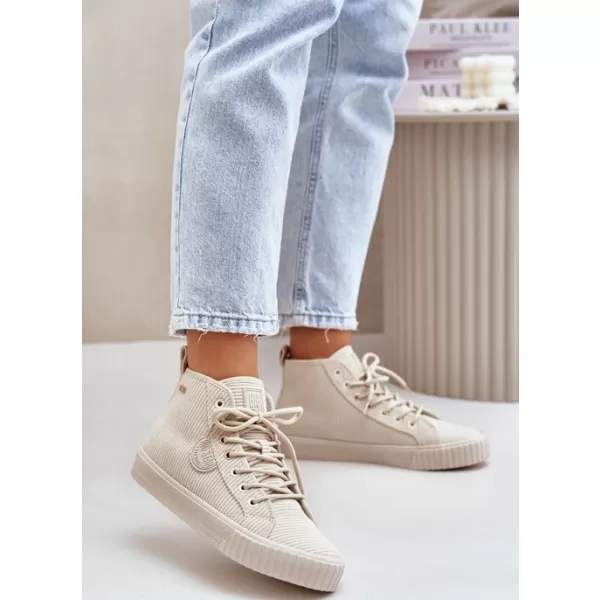  Adidași izolați pentru damă BIG STAR OO274771 BEI Pantofi Big Star 