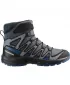 Pantofi pentru copii SALOMON XA PRO V8 WINTER WATERPROOF J TURBULENȚĂ/NEGRU/ALBASTRU ÎNCHIS