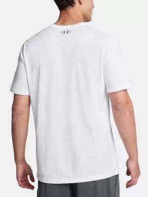 Tricou pentru bărbați UNDER ARMOUR UA M BOXED SPORTS UPDATED SS 1386793-100 ALB
